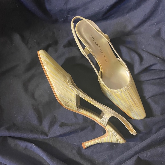 Roland Cartier Sling Back Heels - Picture 8 of 8